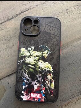 Marvel Hulk Comic Art Phone Case - Black, Green, Red, Blue iPhone 15